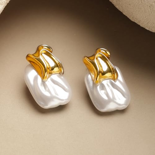 Image of Rubans Earrings Unique Design & Shapes Stylish Trendy Jewellery Gift for Women & Girls
