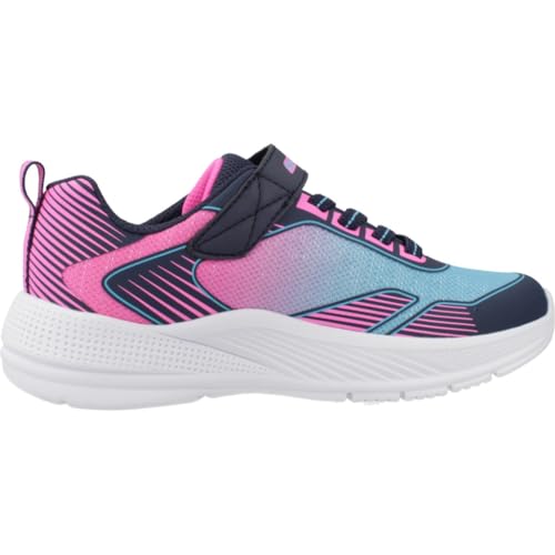 Skechers Fille Microspec Advance Oasis Point, Navy PU Multi Mesh, 27 EU