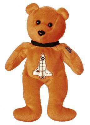 CELEBRITY BEAR STAR #34 JOHN GLENN ORIGINAL 1998 BEANIE