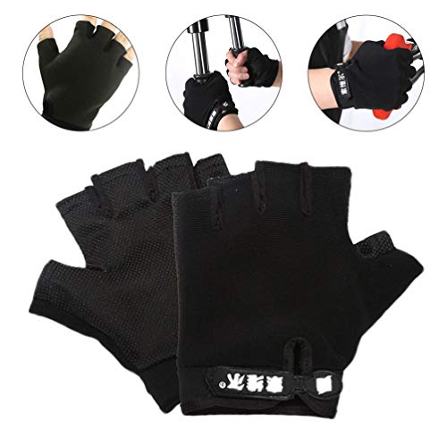 BESPORTBLE Luvas de Treino de Meio Dedo, Luvas de Exercícios para Levantamento de Peso, Ciclismo, Tr