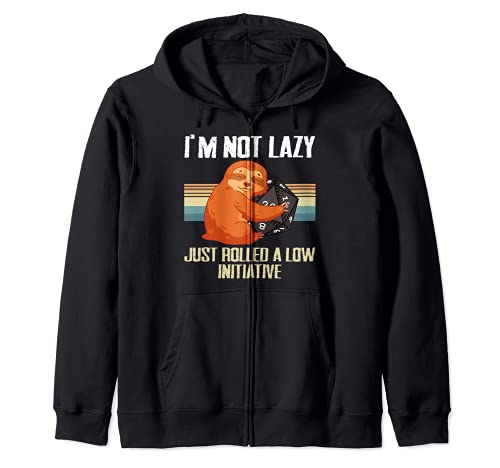 I'm Not Lazy Just Rolled A Low Initiative Funny Sloth Lover Sudadera con Capucha