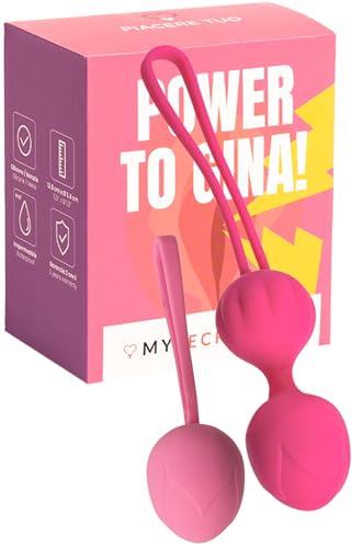 MySecretCase Palline Kegel Donne - Set Di Palline Vaginali Sextoys Pavimento Pelvico, Palle Kegel Ginnastica Pelvica Per Donna, Palla Gravidanza Allenamento Pavimento Pelvico Strumenti (Rosa)