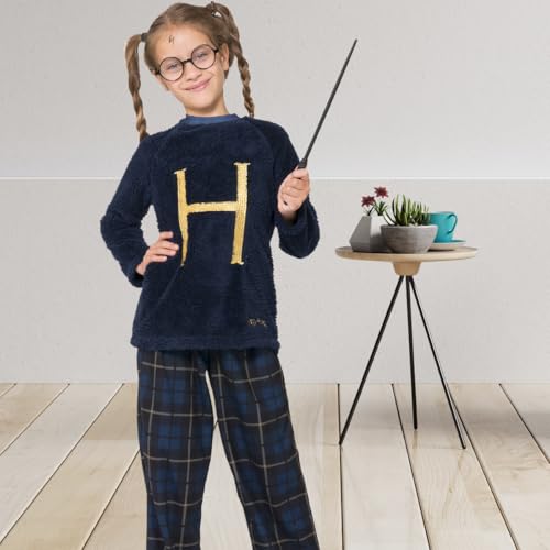 Harry Potter Mrs. Weasley H Holiday Christmas Sweater Fleece Flannel Pant Pajama 2pc Gift Set4