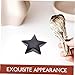 SOESFOUFU Hand-Carved Polished Star Shaped Stone Natural Decorative Stone for DIY Crafts Home Decorations and Scene Layout for Desktop Star Decor