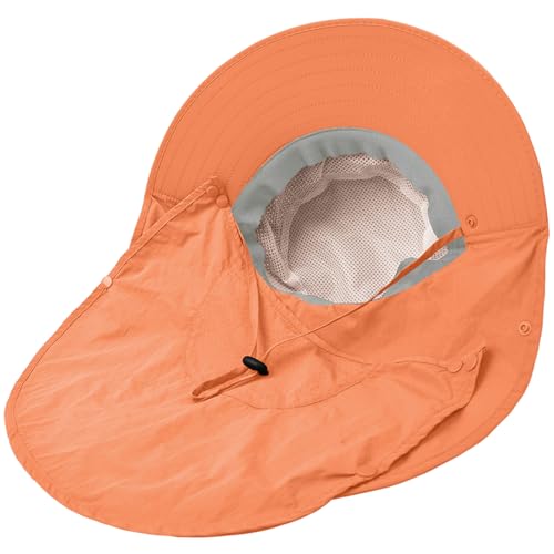 Image of Sun Hat for Men Women with Neck Flap,UPF 50+ UV Protection Fishing Hat