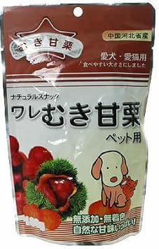 Amazon Co Jp ワレむき甘栗ペット用 180g ペット用品