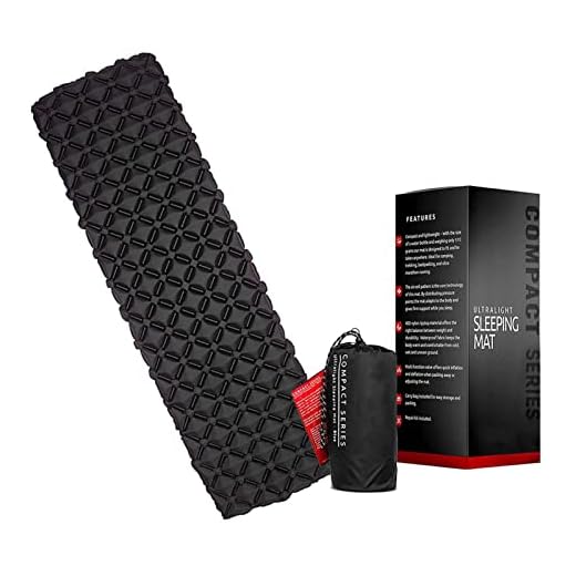 Camping, Ultraligero, Hinchable, Impermeable y Resistente a la Humedad, colchón Camping Compacto y portátil para Exteriores, Deportes, Senderismo, mochileros, Viajes