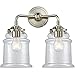 Innovations Lighting 284-2W-SN-G182-LED Canton 2 Light Bath Vanity Light Part of The Nouveau Collection