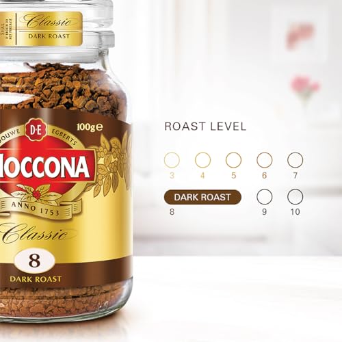 Image of Moccona Classic Dark Roast Instant Coffee 100g | Imported Coffee | Premium Arabica & Robusta Blend | Freeze-Dried | Bold & Strong Flavor (Pack of 2)
