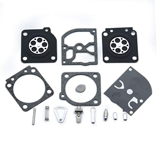 TF Vergaser-Reparaturset Membran-Set passend für Husqvarna 113LD 123C 123L 322L 323L 325L 326L 325HS 322HL, Stihl 1129, 1137, 020T, MS192, MS200, MS200T ersetzt Zama RB-69 CARB KIT