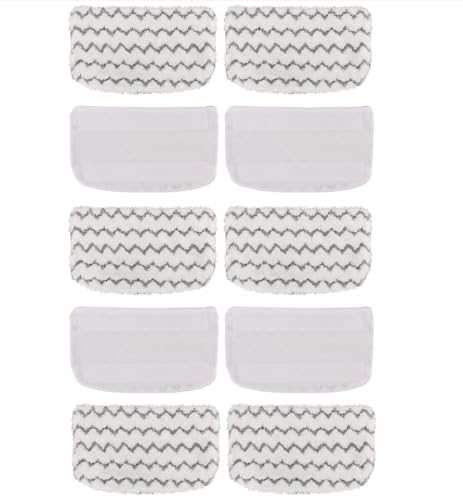 10 Pack for Shark Steam Mop Replacement Pads for Shark Steam Mop Pads S1000 Series S1000A S1000C S1000WM S1001C S2001 Washable and Reusable Microfiber Cleaner Pad for Shark Steam Mop Pads Replacement