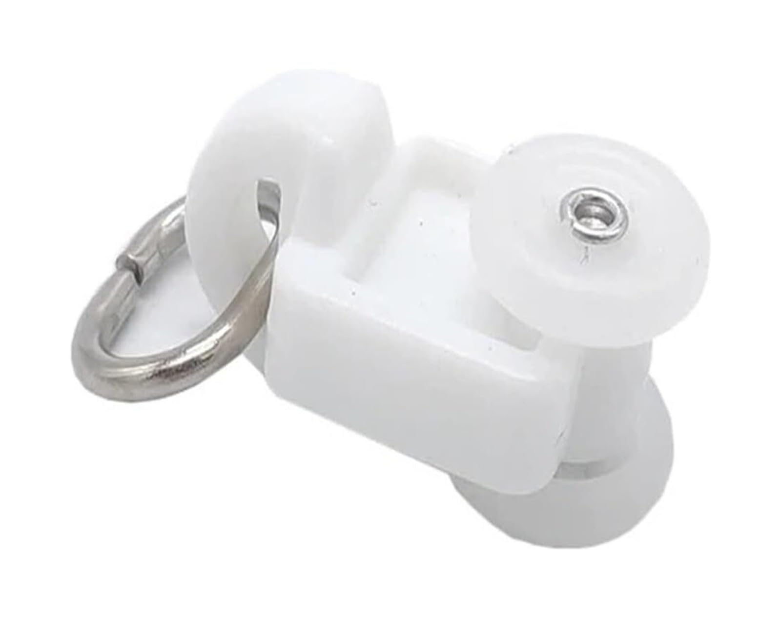 PUYUNA Silent Curtain Track Window Sliding Runners Carrier Rollers For Straight Wheel Rail(50 pcs)
