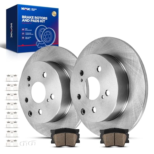 Image of KAX Rear Brake Kit, OE Brake Rotors and Ceramic Brake Pads for RAV4, HS250h