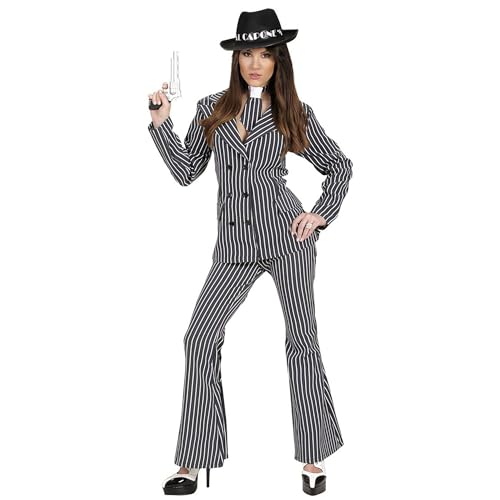 W WIDMANN MILANO Party Fashion - Costume de gangster, de chef de la mafia, de criminel, de carnaval