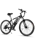 Oraimo Electric Bike for Adults, Exclusive 4A 3H Fast Charger, 26" Mountain Ebike with 350W Bafang M