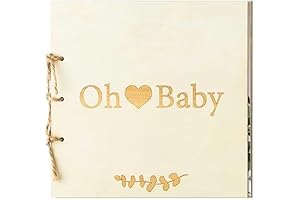 Wood Baby Shower Guest Book for Boy or Girl