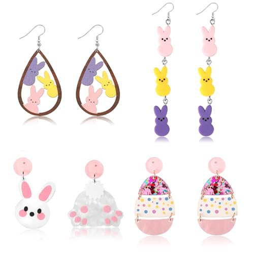 Boucles d'oreilles pendantes acrylique femmes bijoux fantaisie légers filles