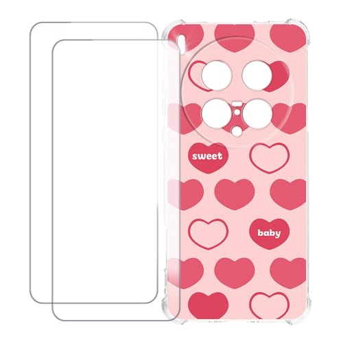 UOGNADGD Vivo X200 Ultra 5G �Ƃ̌݊������� �J�X�^���J���t���P�[�X�{�����K���X�ی�t�B����2���t�� ? �Ռ��z�������h�~ (�s���N�̃n�[�g)