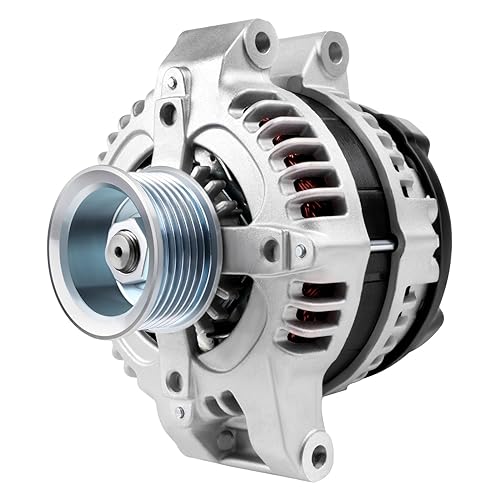 SCITOO Alternator Fits for Honda CR-V 07-09, for Civic 06-10, for Accord 03-07, Element 03-09 & for Acura CSX 06-08, TSX 04-08, 2.0L 2.4L- 12V 105Amp CW 7-Groove Pulley, Replace OE 13980