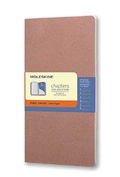 Paperback Moleskine Chapters Journal, Slim Medium, Ruled, Old Rose, Soft Cover (3.75 X 7) Book