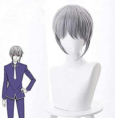 Perruque Pour Fruits Basket Tooru, Postiches Adultes, Pour Jeux RôLe, Quotidien, Parties, Expositions Bd, Carnaval, Halloween Faux Cheveux