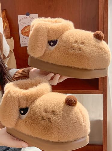 Fuzzy Dog Slippers House Slippers for Women Fluffy Furry Cute Animal Women's Warm Winter Slipper Indoor 20254