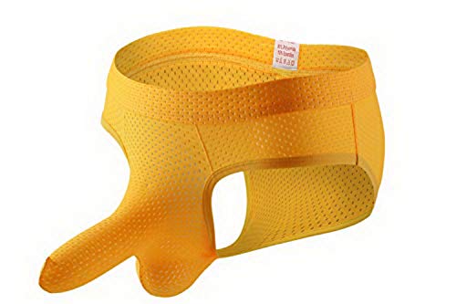 Naturemore Men's Sexy Elephant Nylon Underwear Briefs Guns Separation Trunk