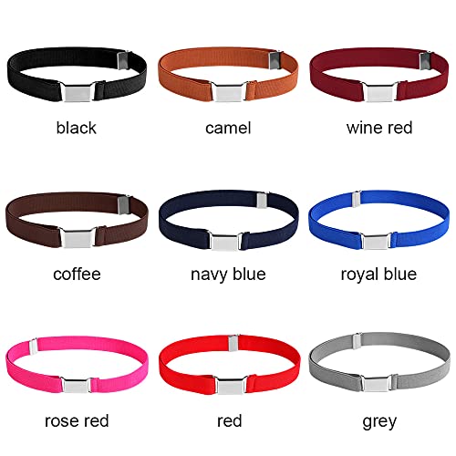 Waist Belt Elastic Waistband Stretch Unisex Adjustable(black)3