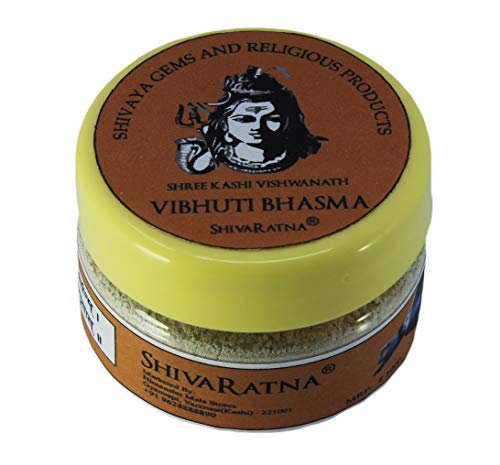 Image of Wood Shree Kashi Vishwanath Vibhuti Bhasma (Medium, White)