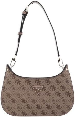 GUESS womens Meridian Mini Top Zip Shoulder Bag