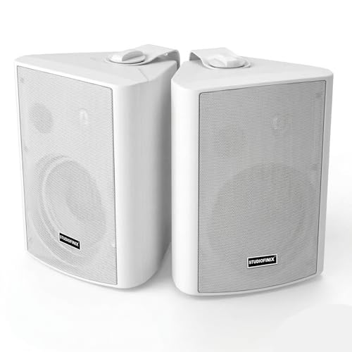Enceinte murale étanche pour terrasse et jardin STUDIOFINIX 400W Bluetooth 5.1 multi-sync