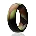 Silicone Wedding Ring For Men By ROQ Affordable Silicone Rubber Band, Camo - Size 11