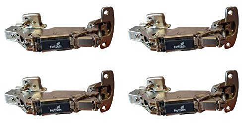 Preisvergleich Produktbild Hettich 165 Grad TH52 Integrierter weicher Schließmechanismus Weitwinkel-Türscharnier Küchenschrank Schrank Kleiderschrank Full Overlay Sensys 8657i (9099540) x4