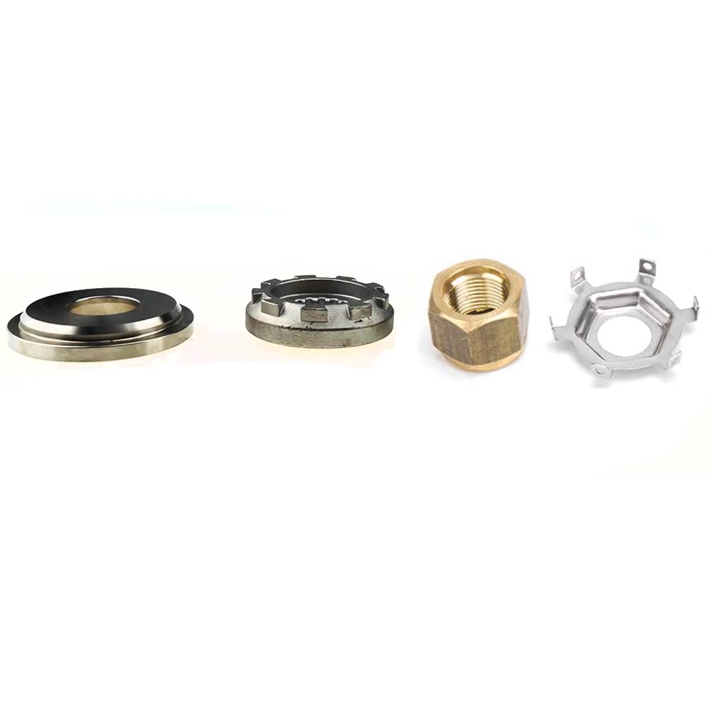 Boatman Hélice fuera de borda para 130-300 Hp Mercury, Mercruiser Sterndruves/Alpha/Bravo, kits de cubo intercambiables incluidos, 15 dientes ranurados