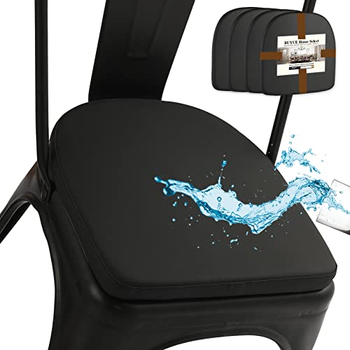 BUYUE PU Leather Magnetic Cushions Set of 4