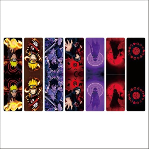 Image of Zesta Magnetic Bookmark Set of 7 | Aesthetic Book Mark for Reading | Cute Anime Bookmarks for Kids, Students | Book Accessories for Novels, Gifts for Readers(Anime Magnetic Bookmarks, 15X4 Cms)