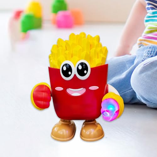 Générique Dancing Robot, Smart Toys, Electric Music Light Robot, French Fries Design Doll Kids Entertainment Toy, Indoor Play, Learning Fun, Interactive Child Toy, Home Activity Gadget – Image 4