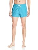 Guess Herren Einfarbige, wendbare, 33 cm, elastische Taille Badehose, Türkis Nacht/Bleu, XX-Large