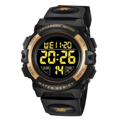 aswan watch Montre Digitale Enfant avec Chronomètre, Eclairage, Alarme, Calendrier-Montres Sport pour Fille Garcon avec Bracelet en Silicone