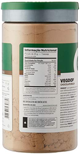 Vegdop Proteína De Ervilha - Chocolate Belga - Pote 450G, Elemento Puro