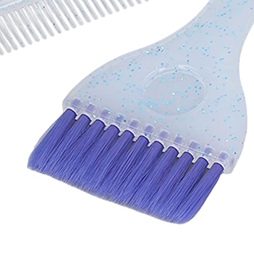 Escova de Tintura de Cabelo Dupla Face Escova de Tintura de Cabelo Alça Brilhante Escova de Tintura