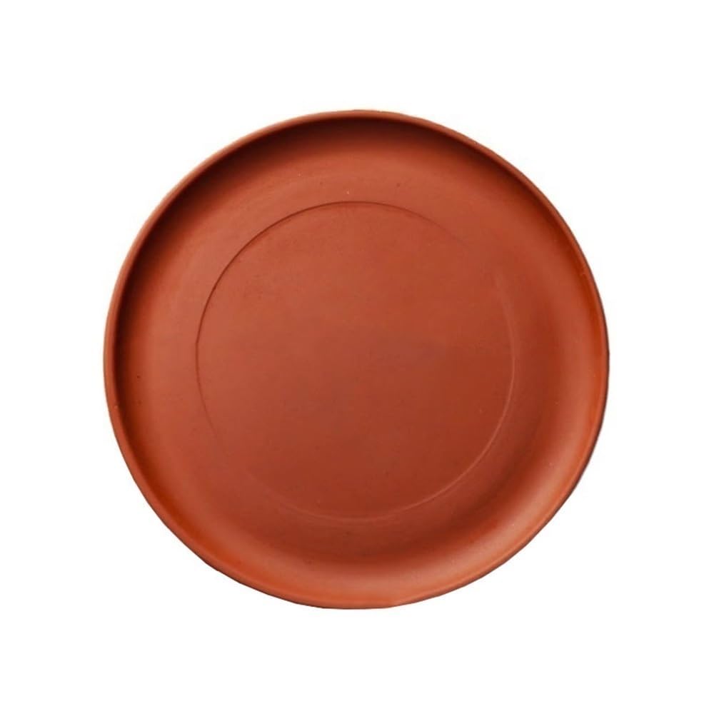 Soucoupes pour pots de fleurs robustes en violet sable et boue rouge