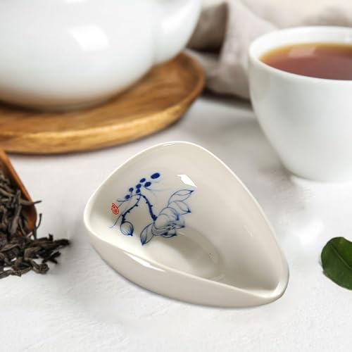 Cuenco dosificador de café taza para pesado de granos bandeja cerámica para té en restaurante 8
