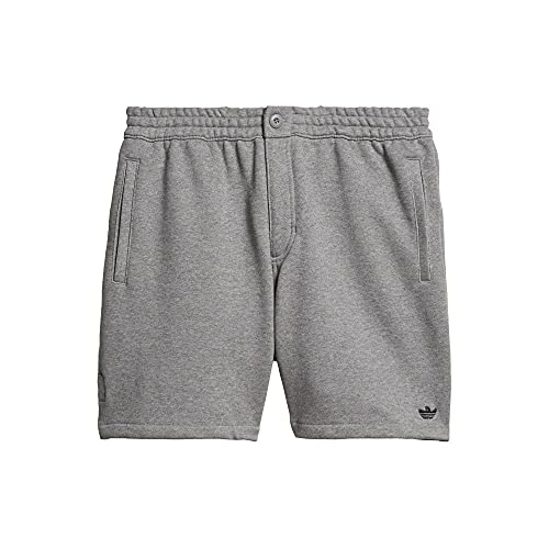 Short Shmoofoil Adidas Heavyweight en molleton gris chiné et noir taille 2XL