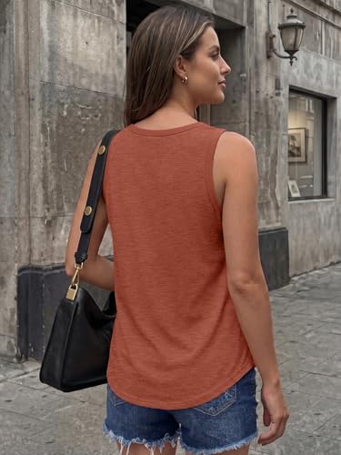 Image of AUTOMET Women's Square Neck Tank Top | Soft Lightweight Sleeveless Shirt, Loose Fit Flowy Summer Basic for Layering, Casual & Workout