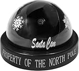 Muddlepaw Santa Cam Ornament, Santa Camera with Realistic Red Flashing Light – Prevents Grinch Mischief, Perfect for Indoor & Outdoor Christmas Decor