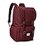 Oxblood Red Quilted
