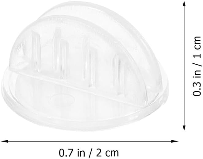 100pcs Plastic Price Tag Holder Clip with Adhesive Design for Shop
