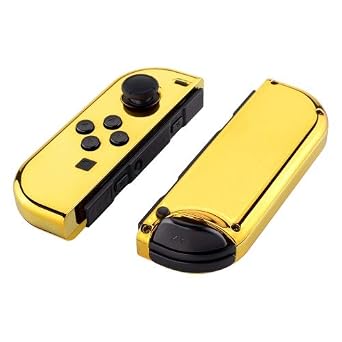 MODDEDZONE Gold Switch مخصص وحدات تحكم Joy-Con تصميم فريد
