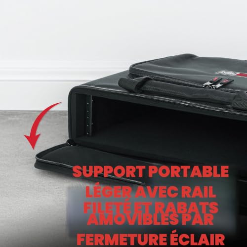 Gator Cases Rack Bag portable 2U avec 14" de profondeur; (GRB-2U) – vue 2